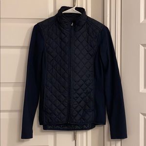 Banana Republic navy blue quilt jacket